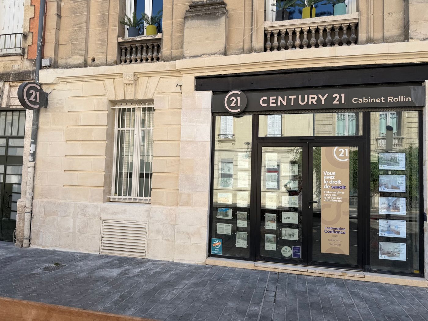 Façade principale nettoyée après travaux